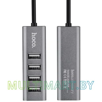 USB-хаб Hoco HB1 (серый)